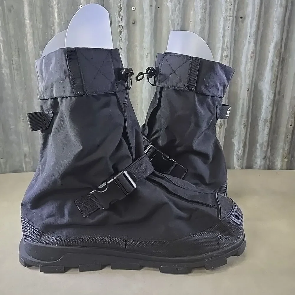 Neos Voyager Glacier Trek Cleats Overshoes Black Waterproof Sz XXL (US13.5-15)
